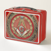 [500] Master Mason - Gold Square & Compass (Voorkant)