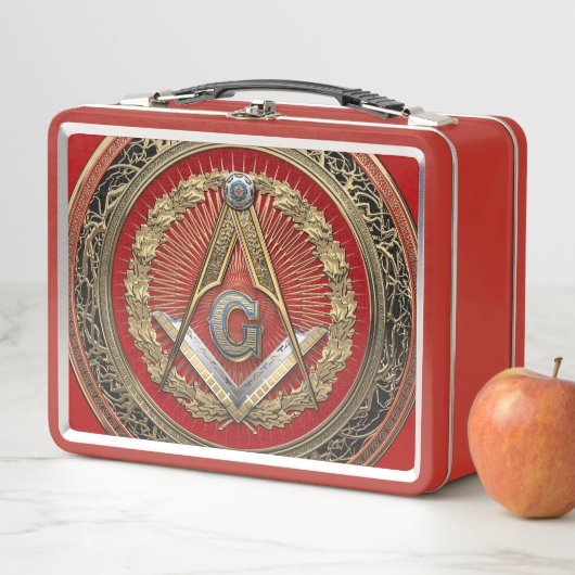 [500] Master Mason - Gold Square & Compass (In situ)