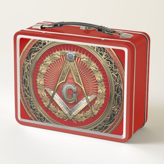[500] Master Mason - Gold Square & Compass (Achterkant)
