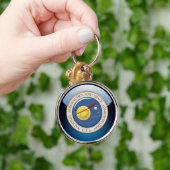 [500] NASA-embleem [3D] Sleutelhanger (Hand)