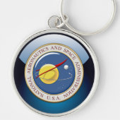 [500] NASA-embleem [3D] Sleutelhanger (Voorkant)