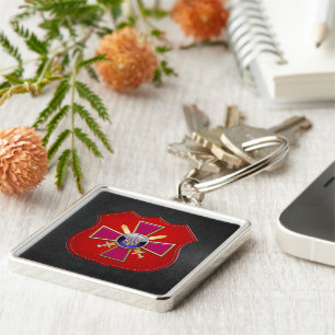 [500] Oekraïnse grondstrijdkrachten Emblem Sleutelhanger