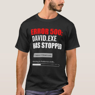500 Persoonlijke Naam Gecrasht Aangepaste Programm T-shirt