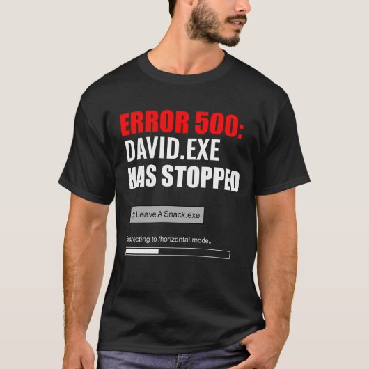 500 Persoonlijke Naam Gecrasht Aangepaste Programm T-shirt (Voorkant)