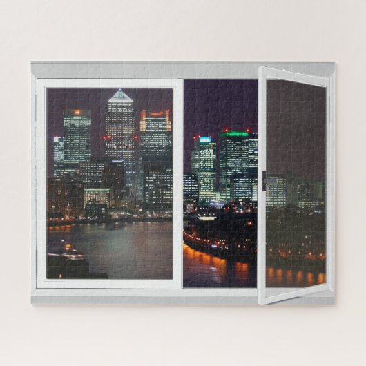 500 Piece London City Jigzaag Puzzle Legpuzzel (Horizontaal)