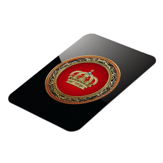 [500] Princess King-Queen Crown [Belg.Gold] Magneet (Linkerzijde)