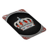 [500] Princess King-Queen Crown [Zilver] Magneet (Rechterzijde)