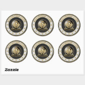 [500] Regimental Insignia Acquisition Corps (AAC) Ronde Sticker (Vel)