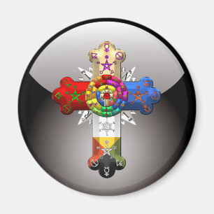 [500] Rosy Cross (Roos Croix) Magneet