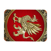 [500] Sacred Gold Griffin Magneet (Horizontaal)