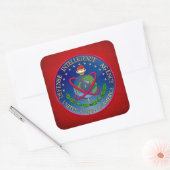 [500] Seal Intelligence Agency (DIA) Vierkante Sticker (Envelop)