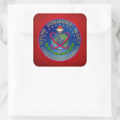 [500] Seal Intelligence Agency (DIA) Vierkante Sticker (Tas)