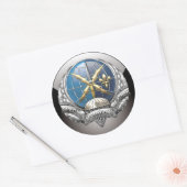 [500] SOWT-embleem Ronde Sticker (Envelop)
