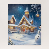 500 Stuk Kerstpuzzels - Winter Glow Legpuzzel (Verticaal)