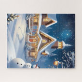 500 Stuk Kerstpuzzels - Winter Glow Legpuzzel (Horizontaal)