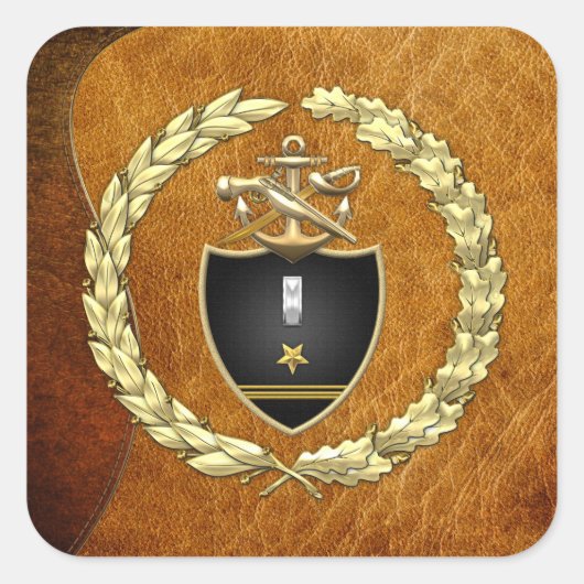 [500] SWCC: LTJG Special Edition Vierkante Sticker (Voorkant)