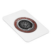 [500] Vegvisir - Viking Silver Magic Runass Magneet (Rechterzijde)