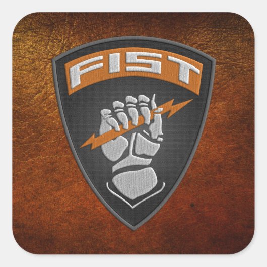 [500] Voorwaarnemer (FIST) [patch] Vierkante Sticker (Voorkant)