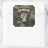 [500] Voorwaarnemer (FIST) [patch] Vierkante Sticker (Tas)
