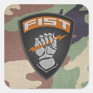 [500] Voorwaarnemer (FIST) [patch] Vierkante Sticker