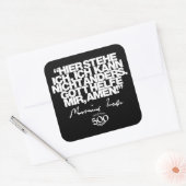 500e Jubileum Reformatie Luther Quote Sticker (Envelop)
