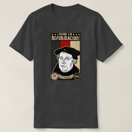 500e Jubileum Reformation Luther Shirt (Design voorkant)