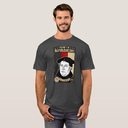 500e Jubileum Reformation Luther Shirt (Voorkant volledig)