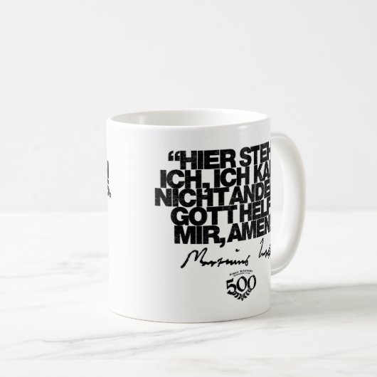 500th Jubileum Reformation Luther Quote Mok (Voorkant rechts)