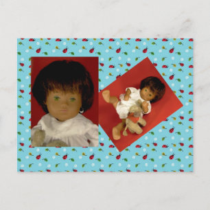 501-4 Sasha Baby Girl Nightdress Postkarte Briefkaart
