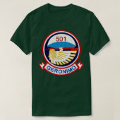 501 Parachute Infanterie Regiment wo TXT T-shirt (Design voorkant)