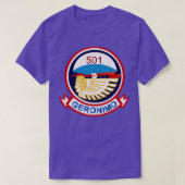 501 Parachute Infanterie Regiment wo TXT T-shirt (Design voorkant)