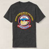 501 Parachute Infantry Regiment PP T-shirt (Design voorkant)