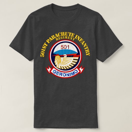 501 Parachute Infantry Regiment PP T-shirt (Design voorkant)