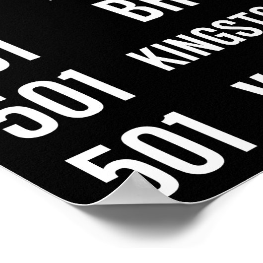 501 Queen Streetcar Rollsign Poster (Hoek)