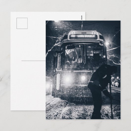 501: Volgende halte, Long Branch Feestdagenkaart (Voorkant / Achterkant)