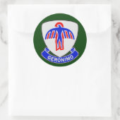 501e infanterieregiment (in de lucht) DUI Ronde Sticker (Tas)