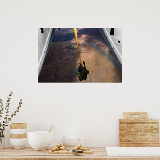 501e parachute infanterieregeling poster (Keuken)