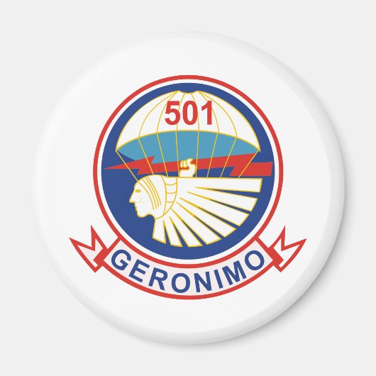 501e Parachute Infantry Regiment (PIR) Insignes Magneet (Voorkant)
