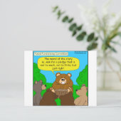 502 fondsenwerving vraagt precies de juiste cartoo briefkaart (Staand voorkant)