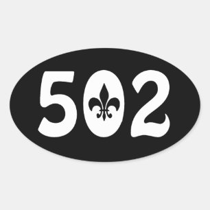 502 OVALE STICKER