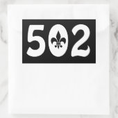 502 RECHTHOEKIGE STICKER (Tas)