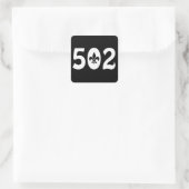 502 VIERKANTE STICKER (Tas)