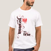 502TRUE, aangepaste T, BEPERKT "LATERAL" T-shirt (Voorkant)