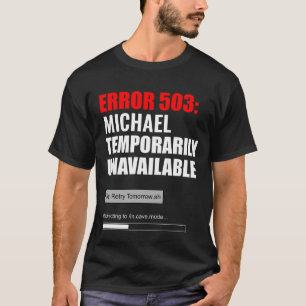 503 Persoonlijke Naam Offline Aangepaste Introvert T-shirt