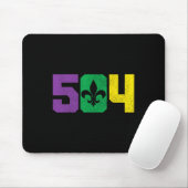 504 Area Code Pride Nola New Orleans Louisiana Mar Muismat (Met muis)