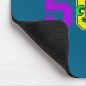 504 Fleur De Lis Mardi Design Muismat (Hoek)