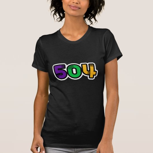 504 New Orleans Mardi Gras T-shirt (Voorkant)