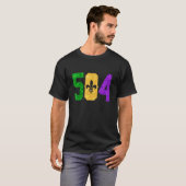 504 Nola New Orleans Mardi Gras Louisiana LA_1 T-shirt (Voorkant volledig)