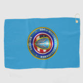 504de Brigade Militaire Inlichtingendienst Golfhanddoek (Horizontaal)