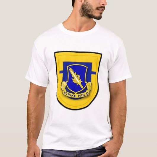 504e Infanteregime - Luchtvaart, 1e Bn-flits T-shirt (Voorkant)